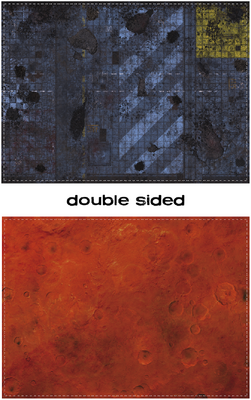 pre-order 44"x60" Double sided G-Mat: Measures Cyberpunk and Mars