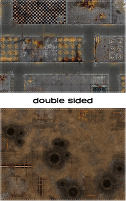 pre-order 44"x60" Double sided G-Mat: Measures Quarantine and Fallout
