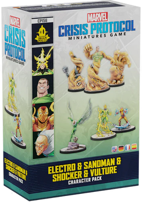 Marvel Crisis Protocol: Electro & Sandman & Shocker & Vulture - EN/DE/FR/SP - 1