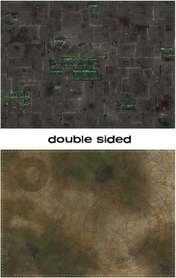 44"x60" Double sided G-Mat: Measures Chem Zone and Lost World - 1