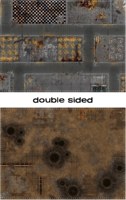 44"x60" Double sided G-Mat: Measures Quarantine and Fallout - 1