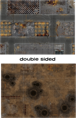 pre-order 44"x60" Double sided G-Mat: Nexus Quarantine and Fallout - 1