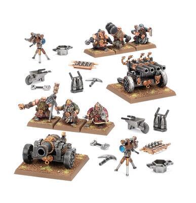 DWARFEN M/HOLDS:DWARF CANNON & ORGAN GUN - 2