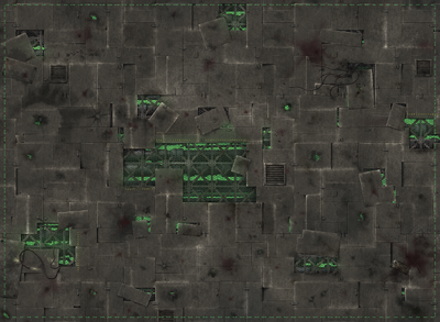 44"x60" Double sided G-Mat: Measures Chem Zone and Lost World - 2