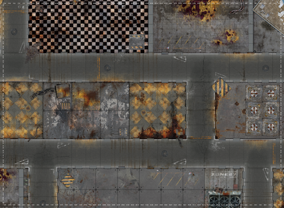 44"x60" Double sided G-Mat: Measures Quarantine and Fallout - 2