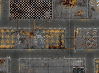 pre-order 44"x60" Double sided G-Mat: Nexus Quarantine and Fallout - 2